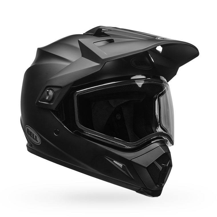 Matte Black Adventure Dual Shield Snow Helmet N6670