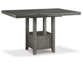 Gray Counter Height Dining Extension Table H9406