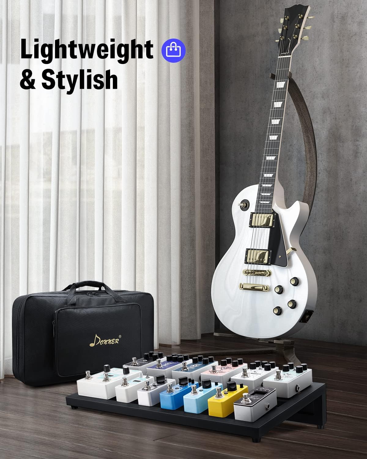Aluminium Pedalboard Case 20'' x 11.4'' x 4'' with Bag U811413