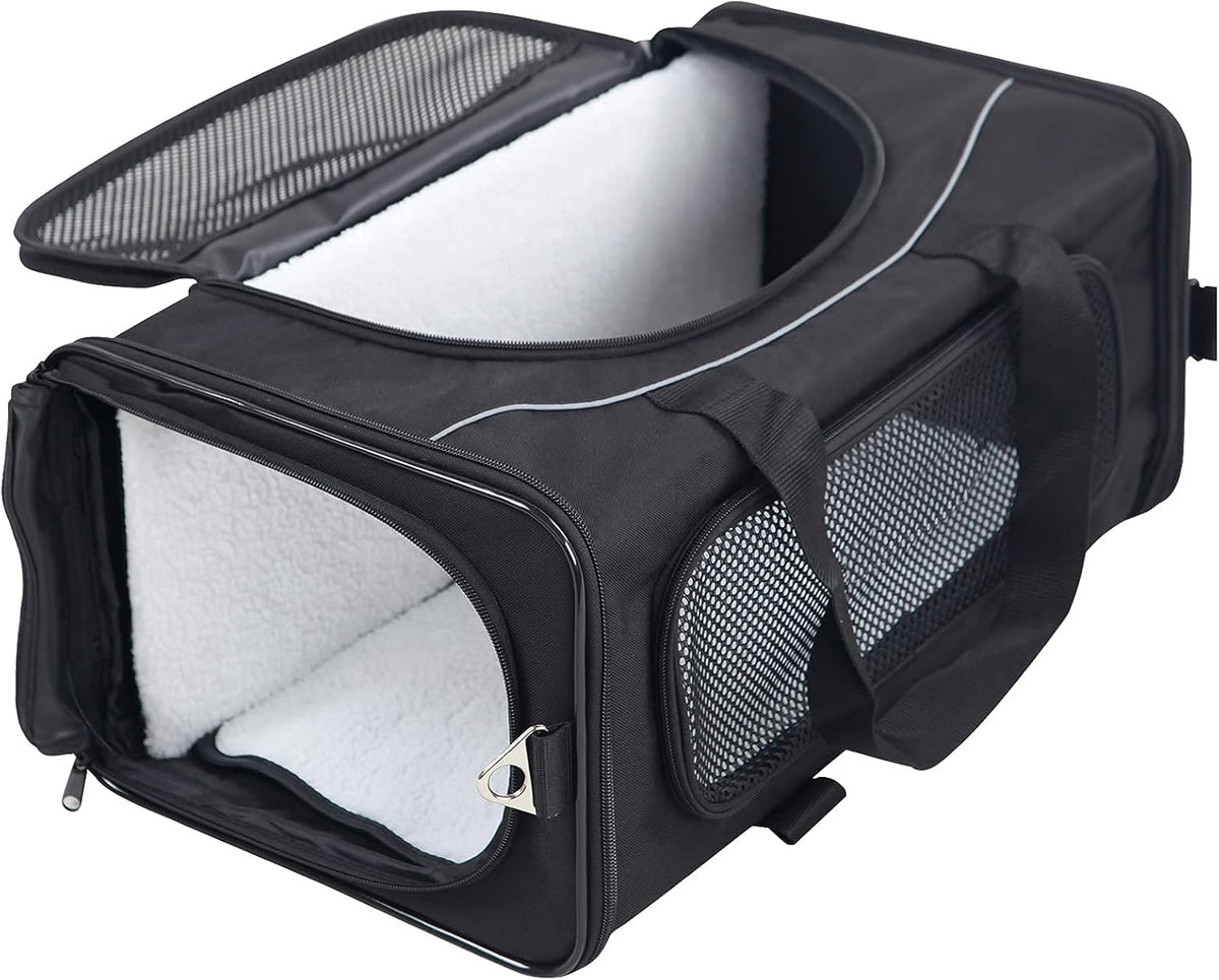 Foldable Pet Travel Carriers, Airline Approved, Washable Pack of 2 G688