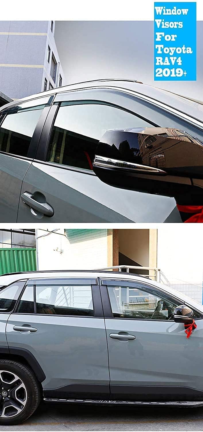 Tape on Vent Visor Rain Guard Window Wind Deflector Pack of 2 H102589
