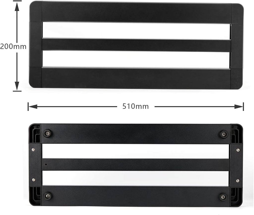Aluminium Pedalboard Case 20'' x 11.4'' x 4'' with Bag U811413