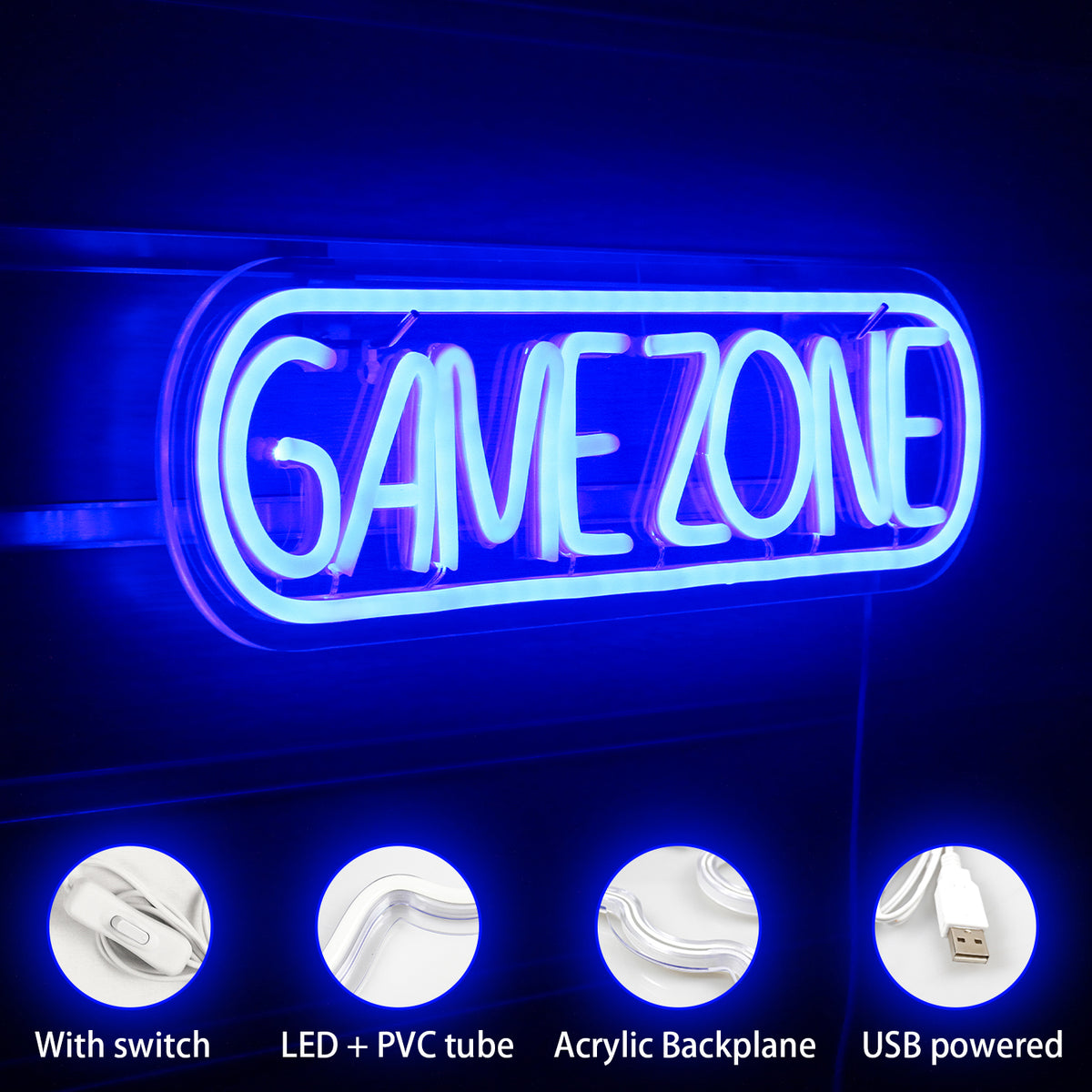 LED Neon Light Sign for Game Room G220179