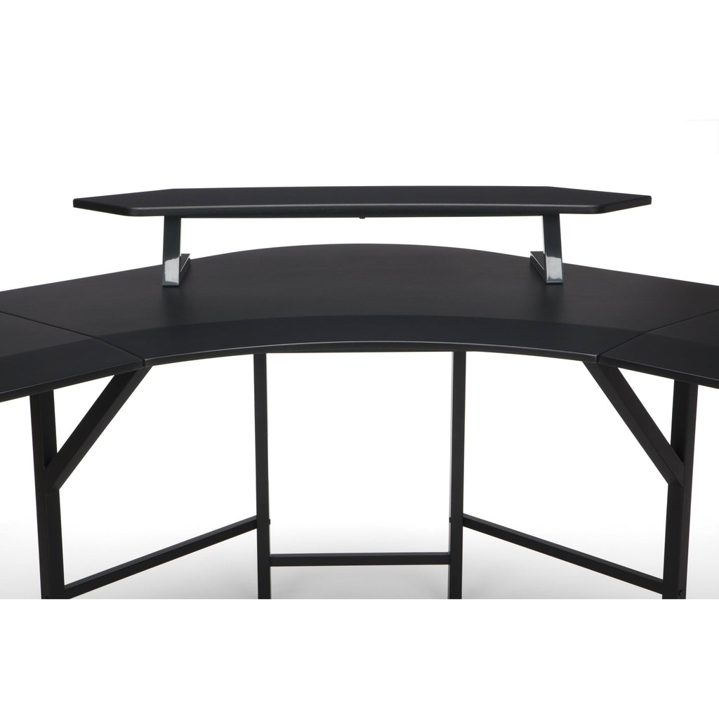 Grey L Shaped Gaming Desk G30107
