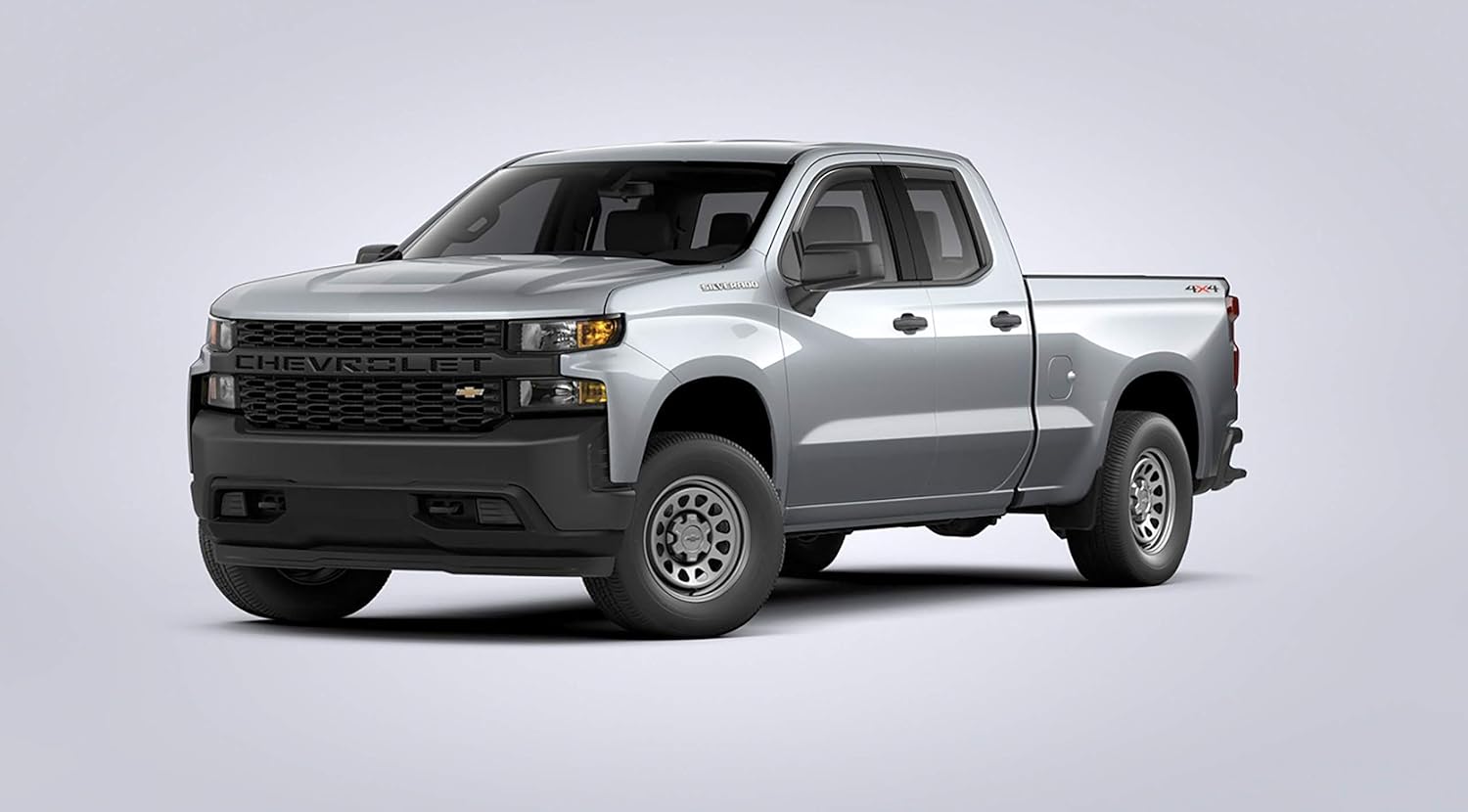 4 pcs in-Channel Rain Guards for Chevrolet Silverado/GMC Sierra 1500 Double Cab W376
