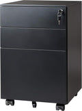 White 3 Drawer Locking File Cabinet S877912