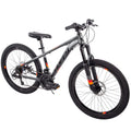 24 Scout Boys' Hardtail 21-Speed Mountain Bike with Disc Brakes U282006