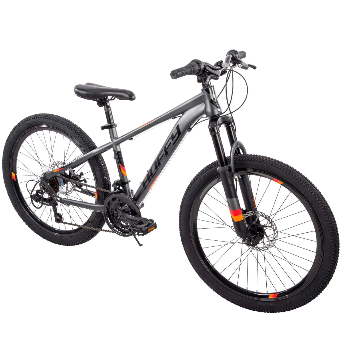 24 Scout Boys' Hardtail 21-Speed Mountain Bike with Disc Brakes U282006