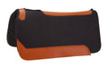 Black PVC Shock Absorber Saddle Pad U3913