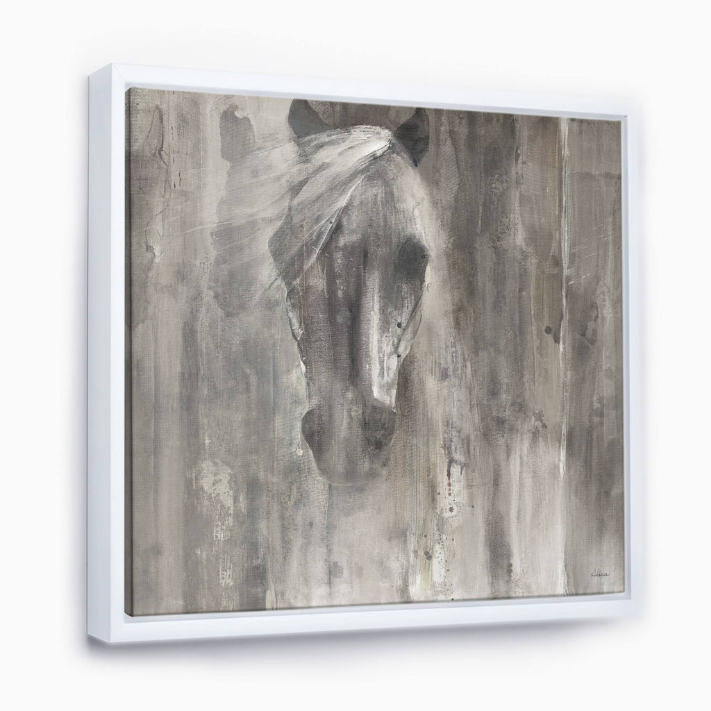 White Framed Canvas J47550