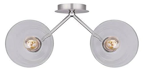 Brushed Nickel 2 Light Vanity T6254
