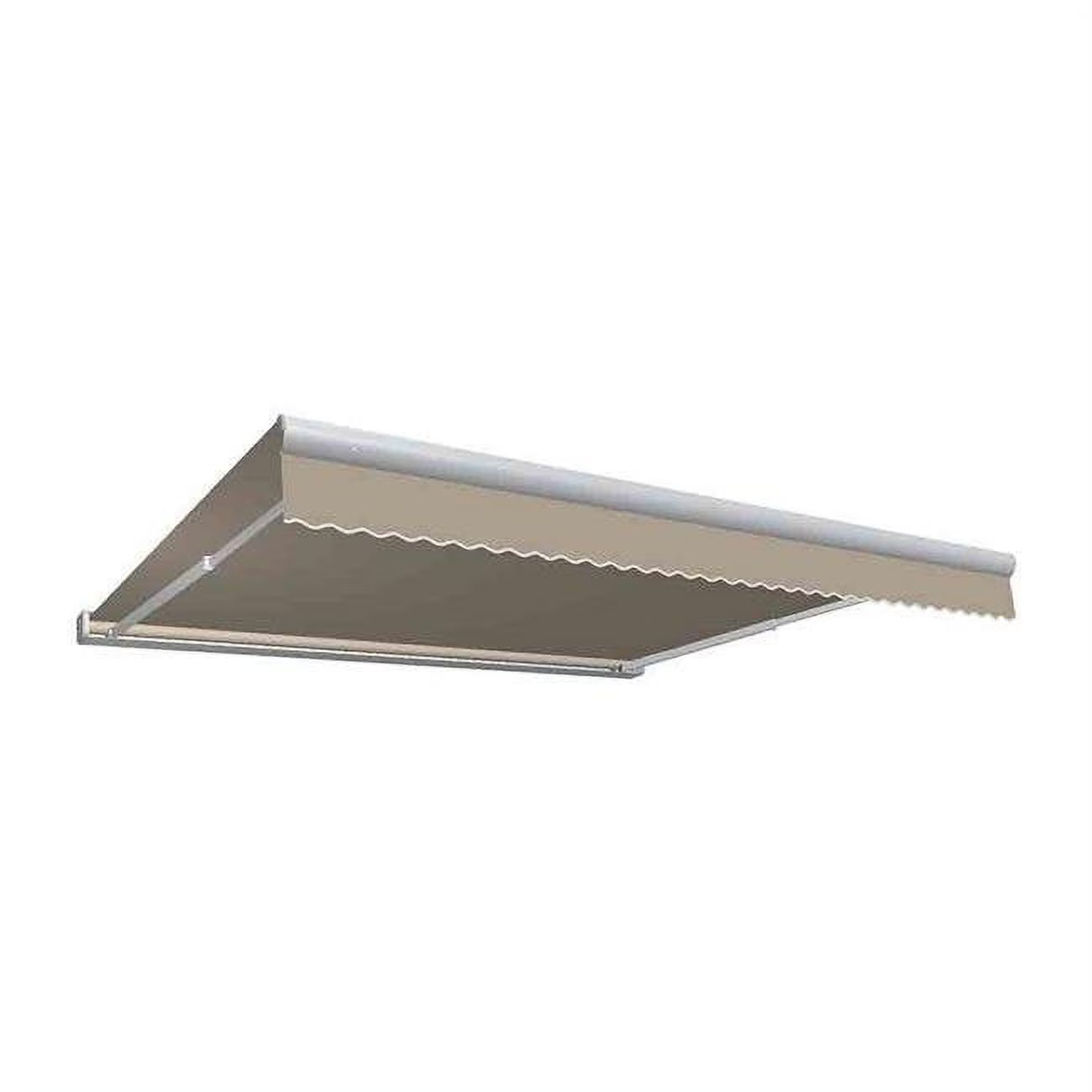 12 ft. Motorized Retractable Awning, Linen F5803