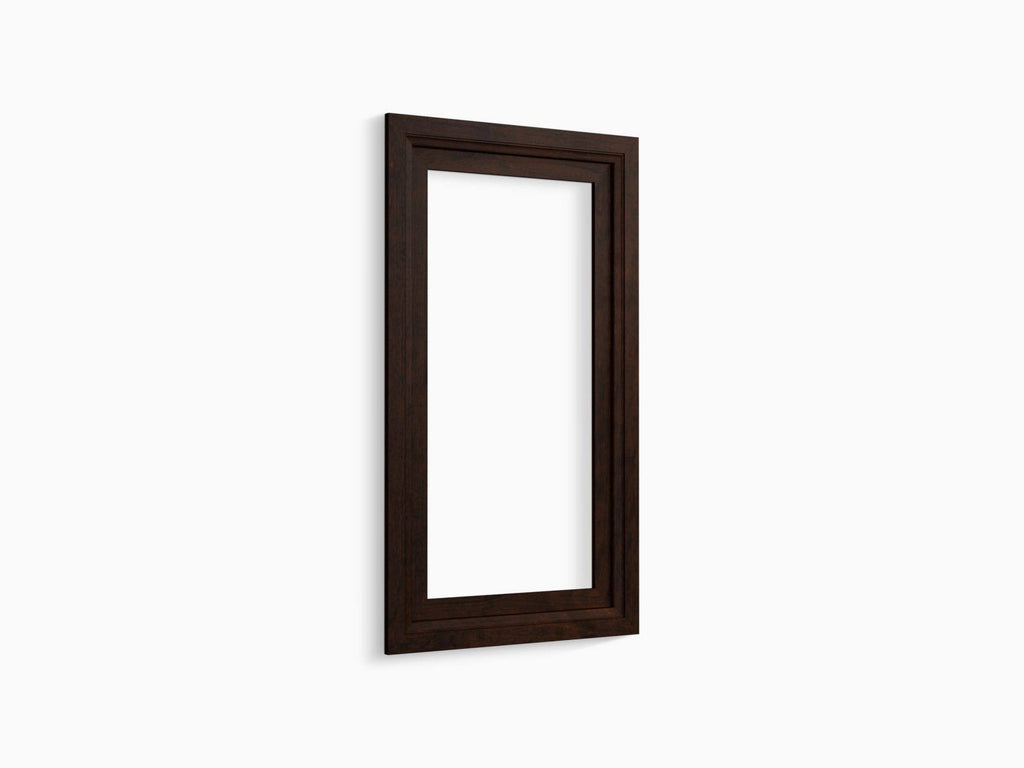 Claret Suede Damask Medicine Cabinet Surround, 15x22 Wide K41349