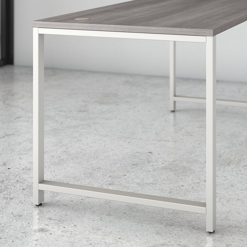 60W x 30D Table Desk with 3 Drawer Mobile File Cabinet, Storm Gray Y34603