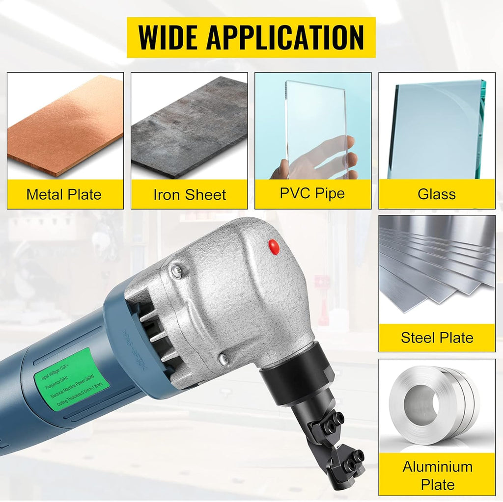 380W Electric Metal Nibbler Cutter with Storage Case V28441