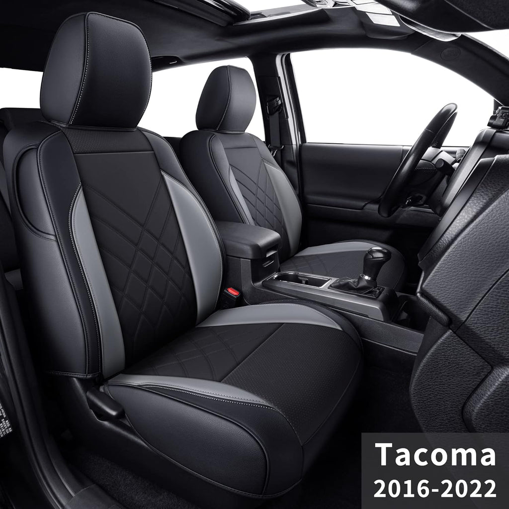 Black 2 pcs Custom Fit Seat Covers A992947