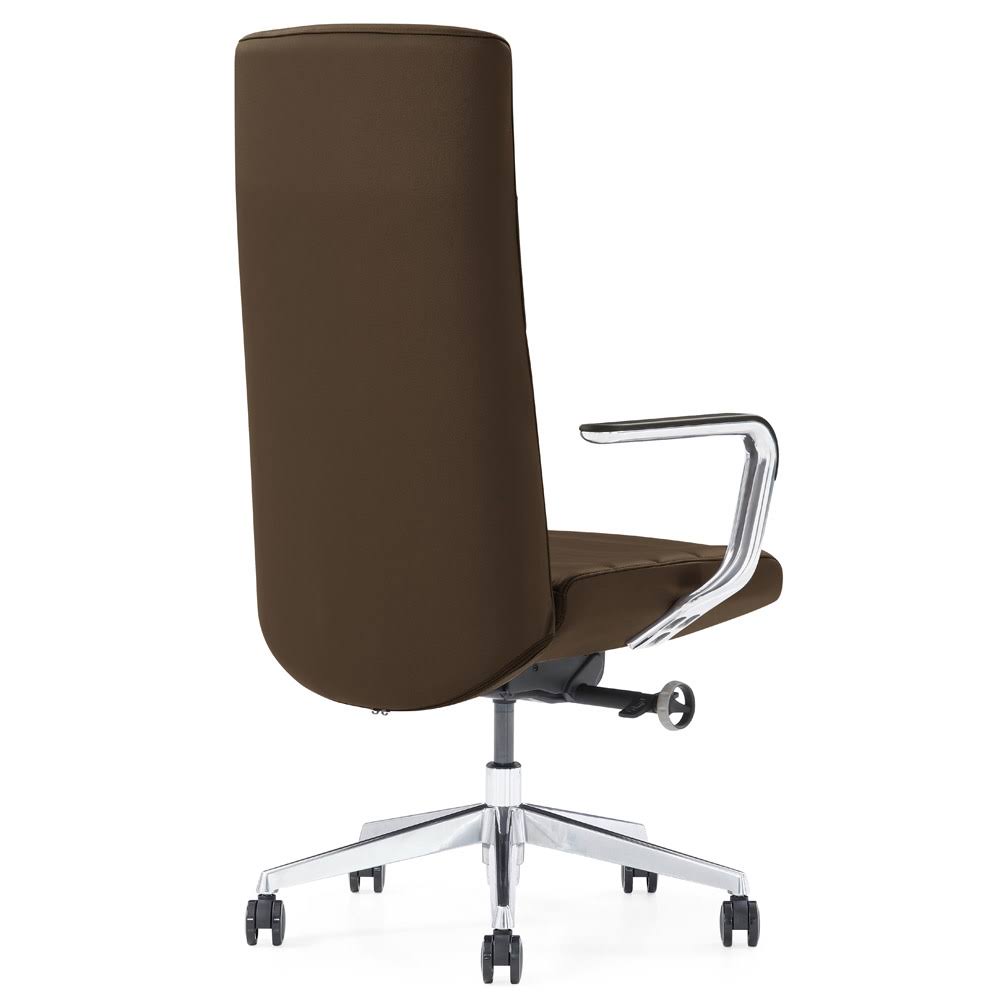 Modern Dark Brown Leather Executive Chair Z76833