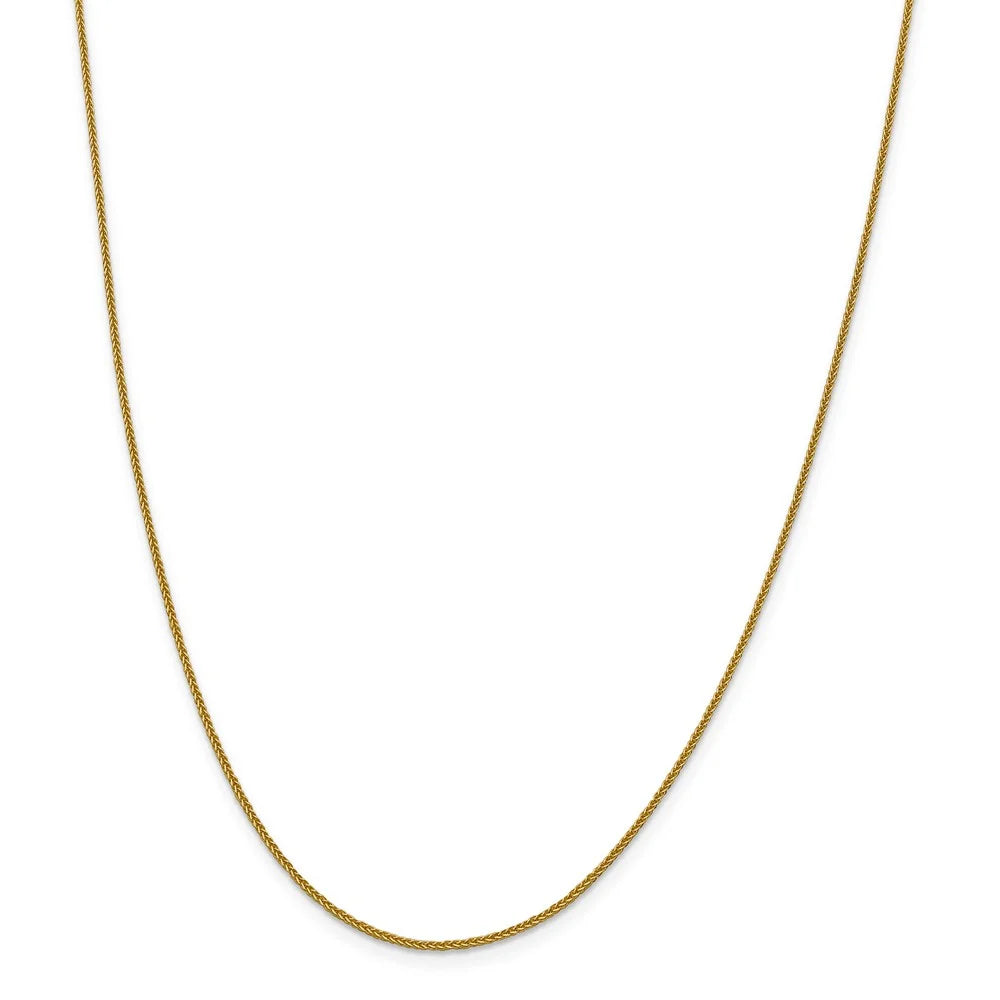 14kt Yellow Gold 16 inch Diamond Cut Wheat Chain M414391