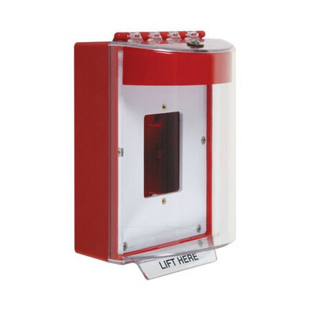 Universal Stopper with Horn, Enclosed Back Box, Open Mounting Plate E40570