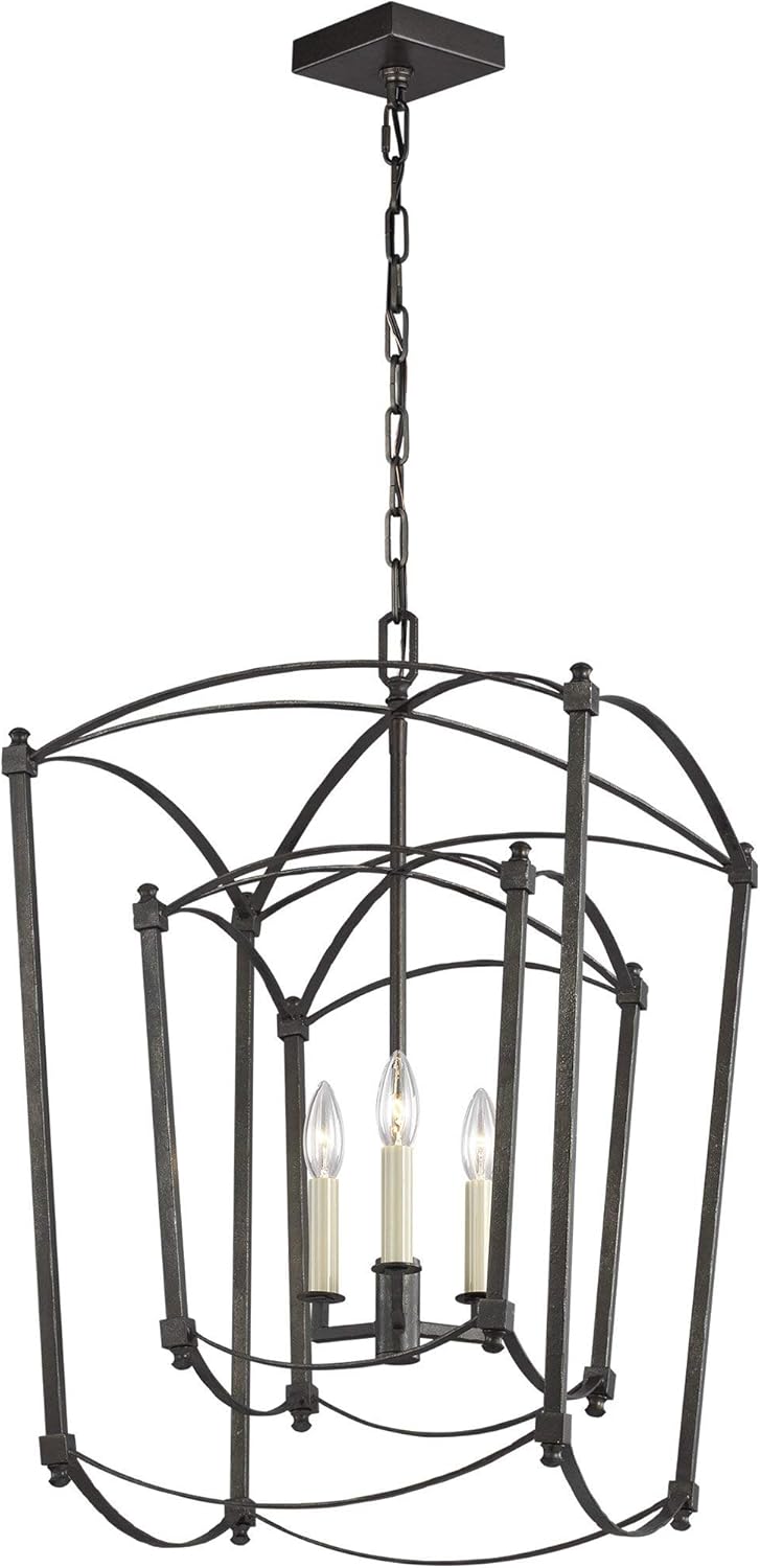 Antique Guild 3-Light Candle Chandelier X145