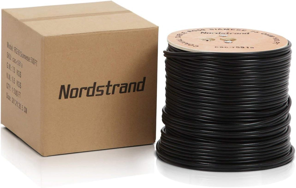 20AWG RG59 Siamese Coaxial Cable 500ft Z415