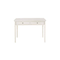 Polar White 2 Drawer Writing Desk with Solid Wood J205