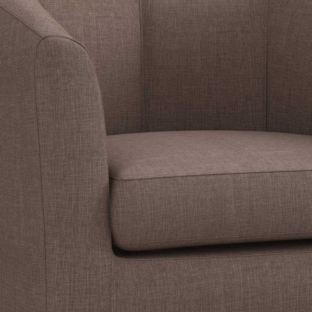 Tub Chair in Light Mocha E987