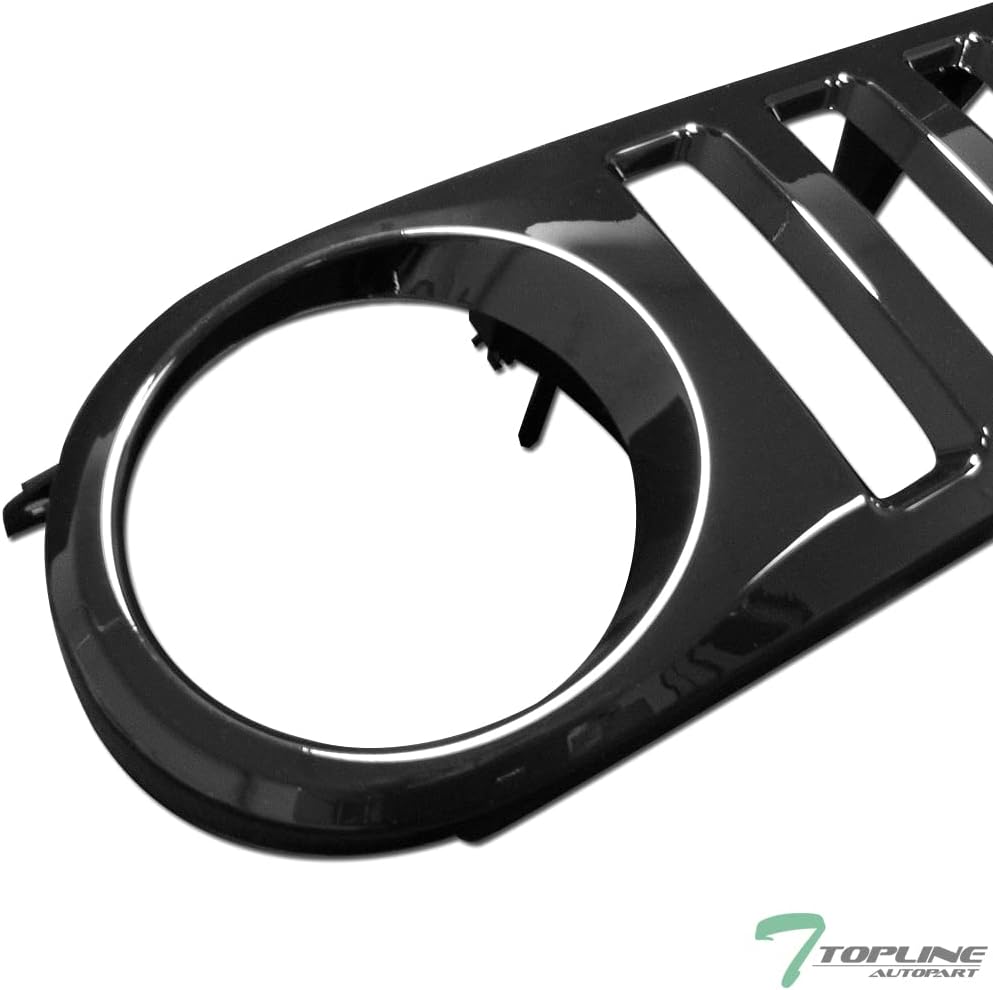 Glossy Black Vertical Front Grille Pack of 2 G1705
