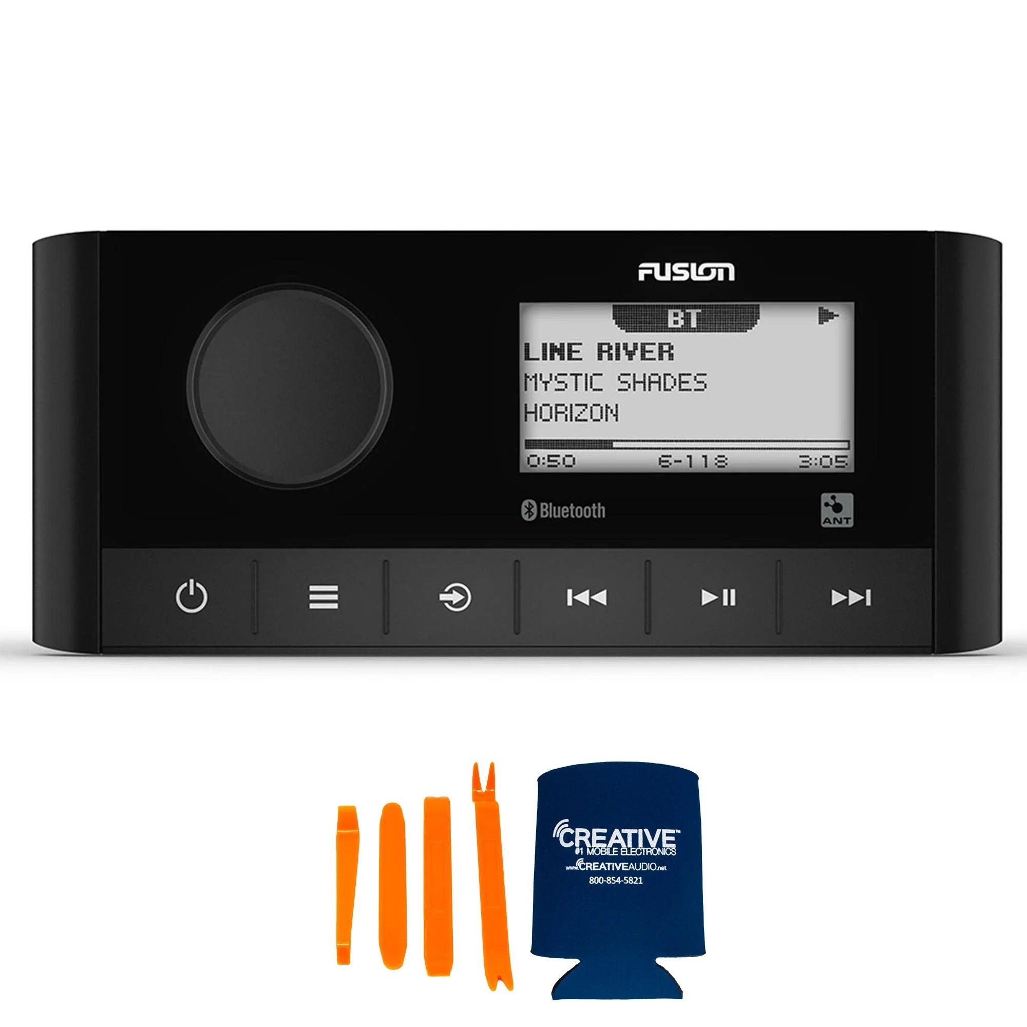 Marine Stereo With 2 Pair of 6.5" Black Marine Speakers C3957
