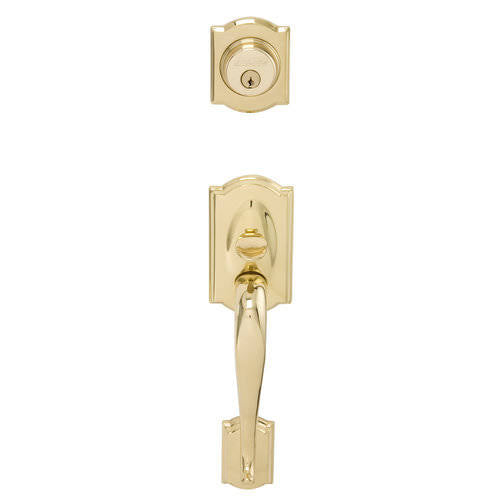Satin Nickel Double Cylinder Handleset Y93555
