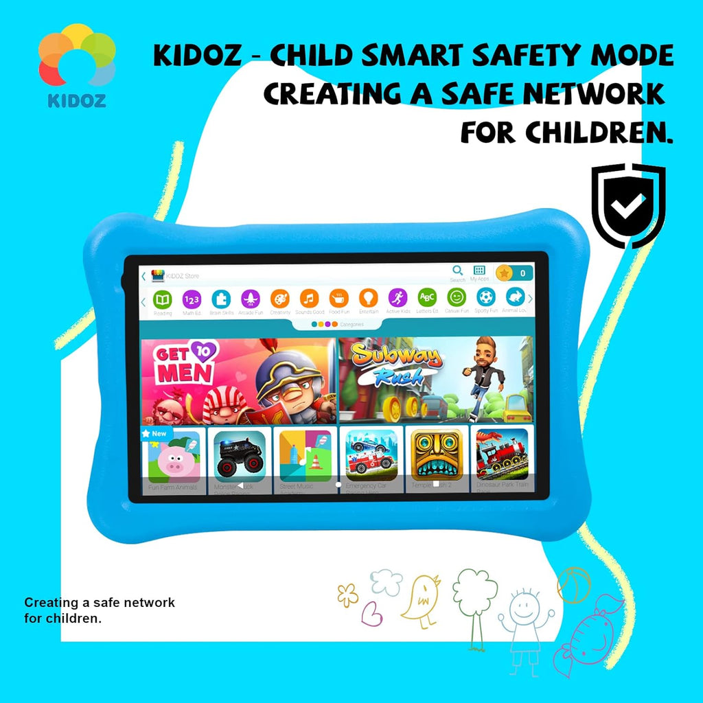 Kids Tablet 32GB ROM with Kid-Proof Case and Stylus Pen C1332