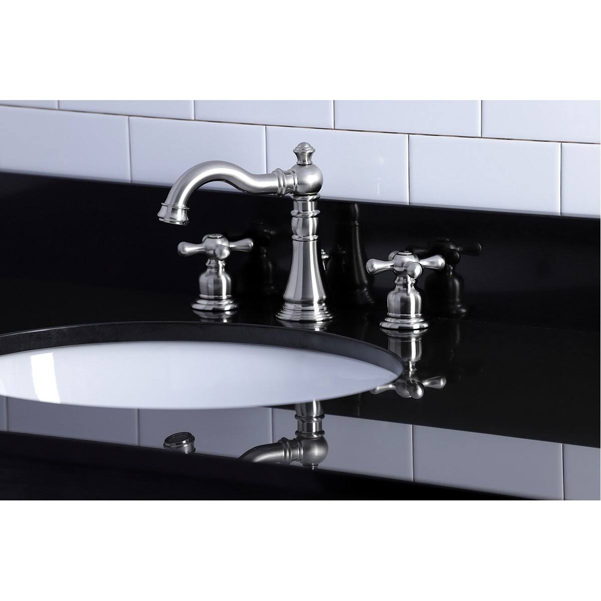 Oil Rubbed Bronze Widespread Bathroom Faucet Q156442