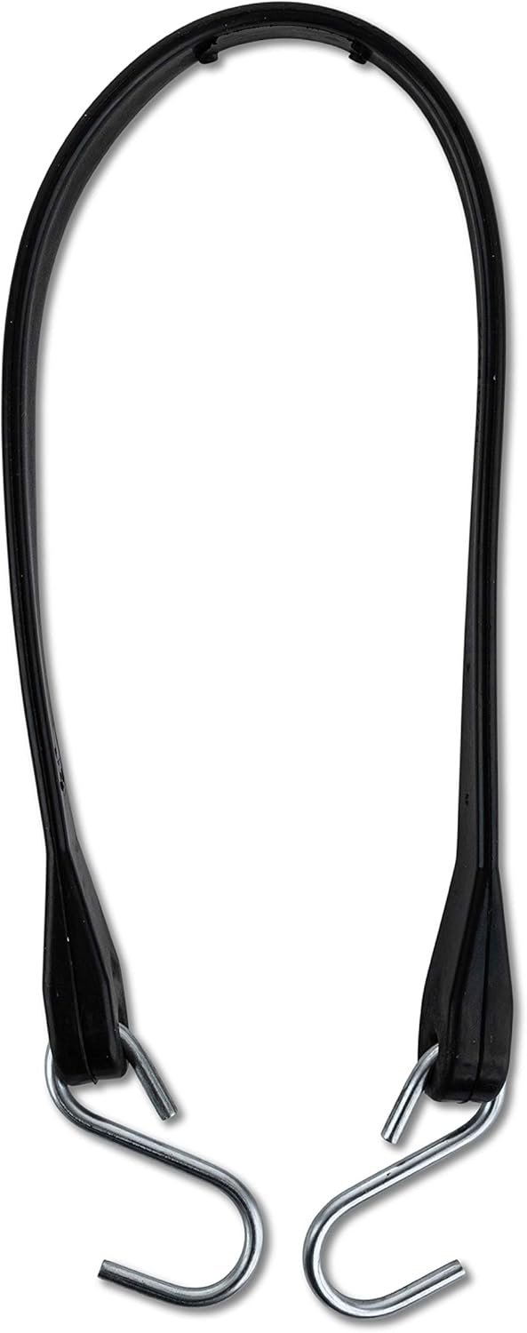 30 Pack Rubber Bungee Cords 21 Long EPDM with Crimped Hooks R573090