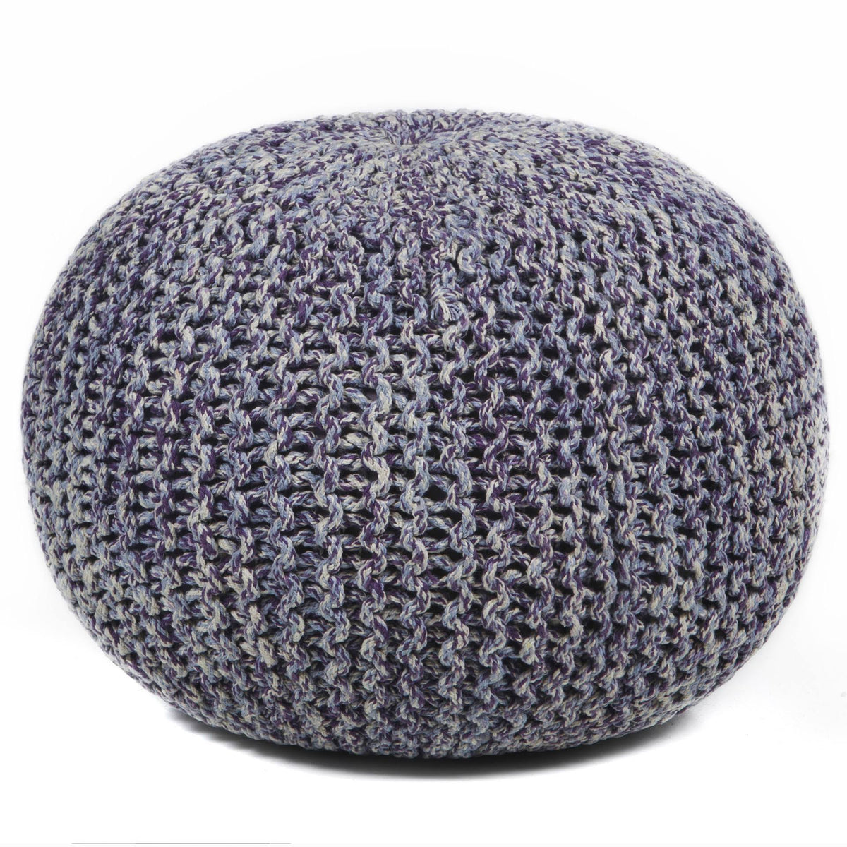 Purple Handmade Pouf D213