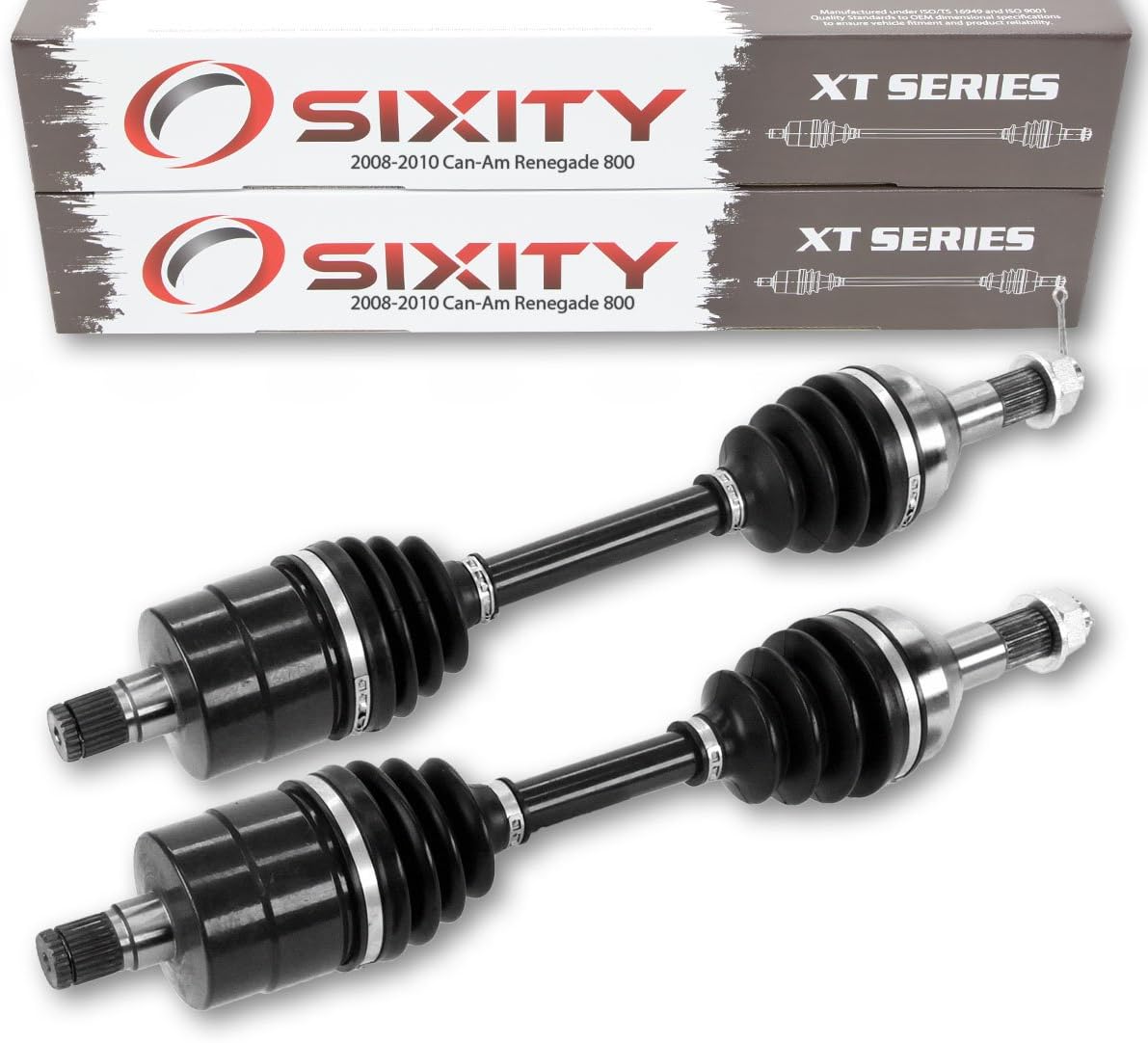 Rear Left Right Axles Pair for Can-Am Renegade 800 4X4 Z17742