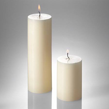 Ivory Pillar Candles Set of 40 H2629