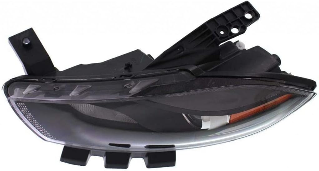 Pair Headlights Black Trim Q6221