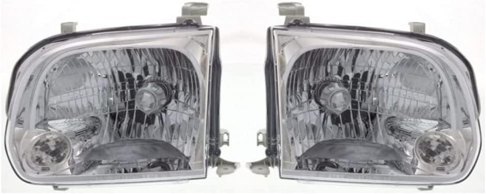 Headlight Assembly Passenger Side with Bulbs G7147