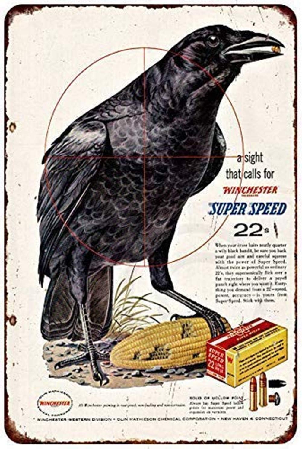 Retro Metal Tin Sign 8x12 inches M681315