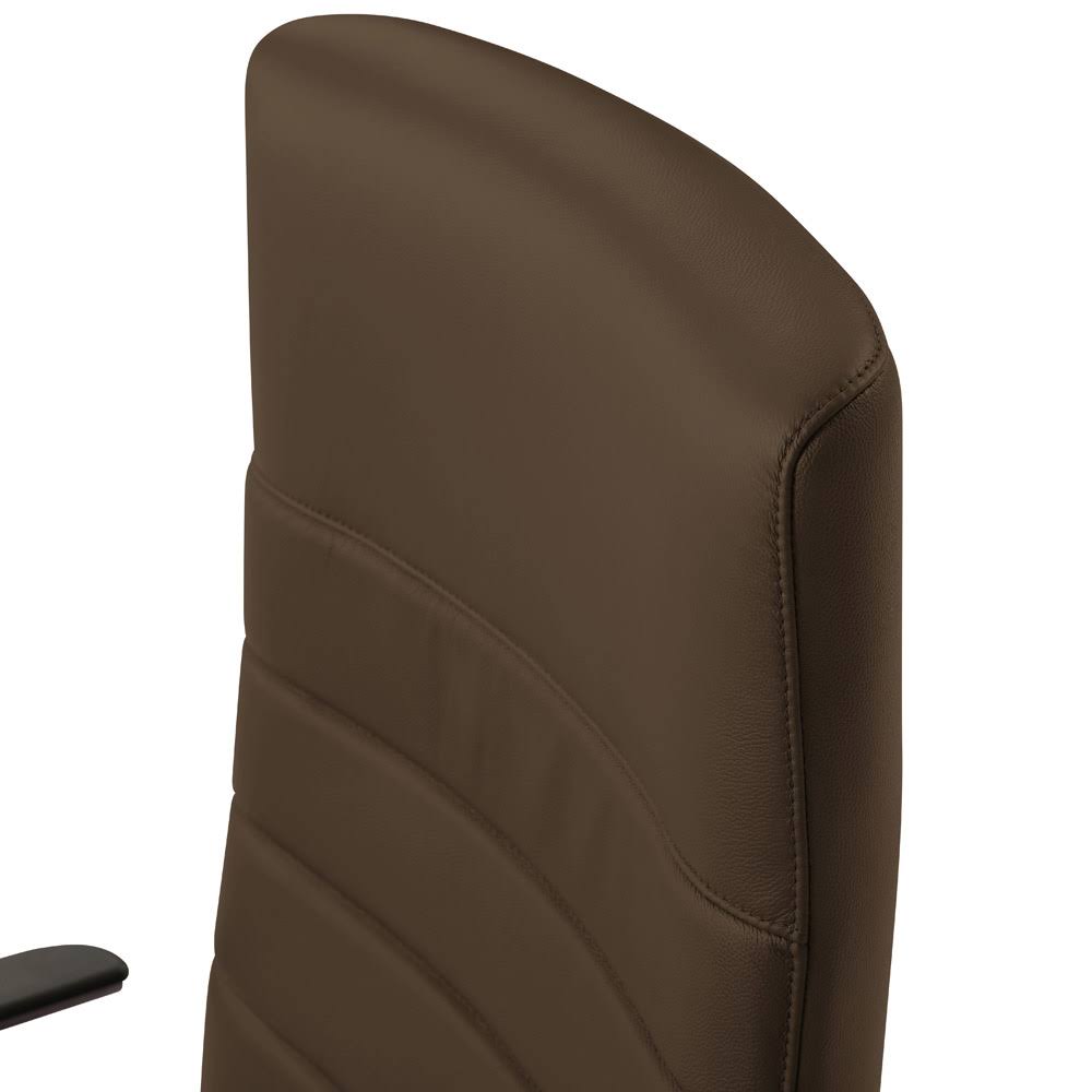 Modern Dark Brown Leather Executive Chair Z76833