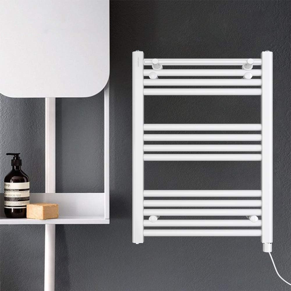White Wall Mounted Heated Towel Rack X312999