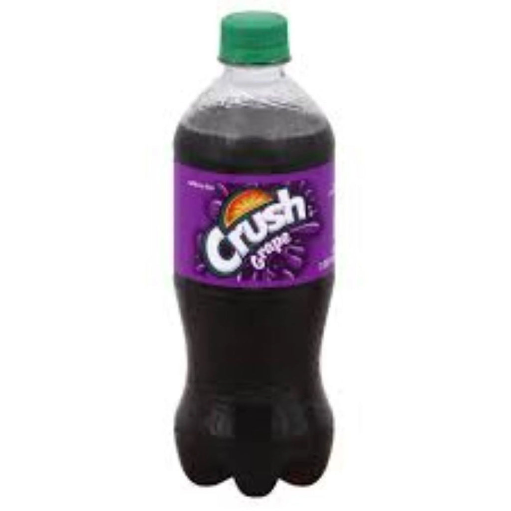 Crush Grape Soda 20oz Bottles, Quantity of 16 E6408