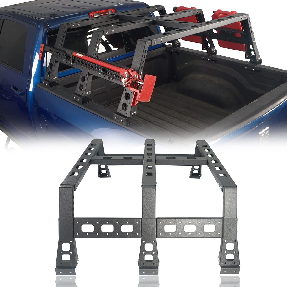 Ram 1500 Overland Bed Rack MAX 13.8 High Cargo Carrier Truck Storage I753