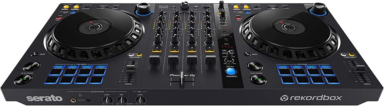 DJ Bundle with DDJ-FLX6, DM-40 Set, and HDJ-X5 Headphones W204588
