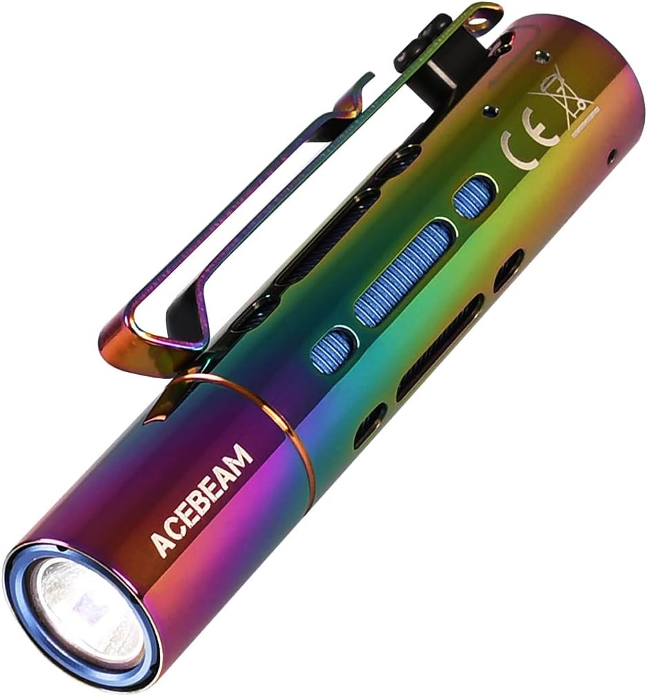 Pocket EDC Flashlight 650 Lumens AA Rechargeable Flashlight Q955069