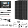 200 Watt Monocrystalline Solar Panel Kit with 20A PWM LCD Charge Controller G127