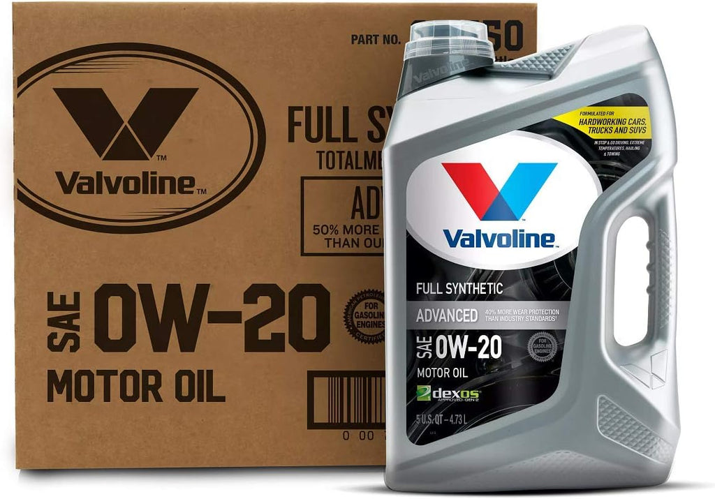 Advanced Full Synthetic SAE 20W-50 Motor Oil 1QT, Case of 6 J239628