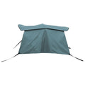 600D 3 Bow Bimini Top Canvas Cover with Detachable Side Blocks Storage Boot Gray P863