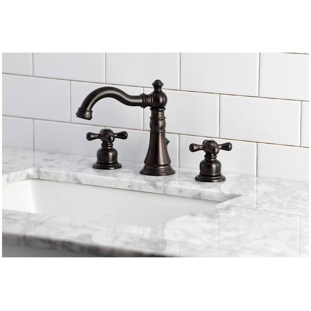 Oil Rubbed Bronze Widespread Bathroom Faucet Q156442