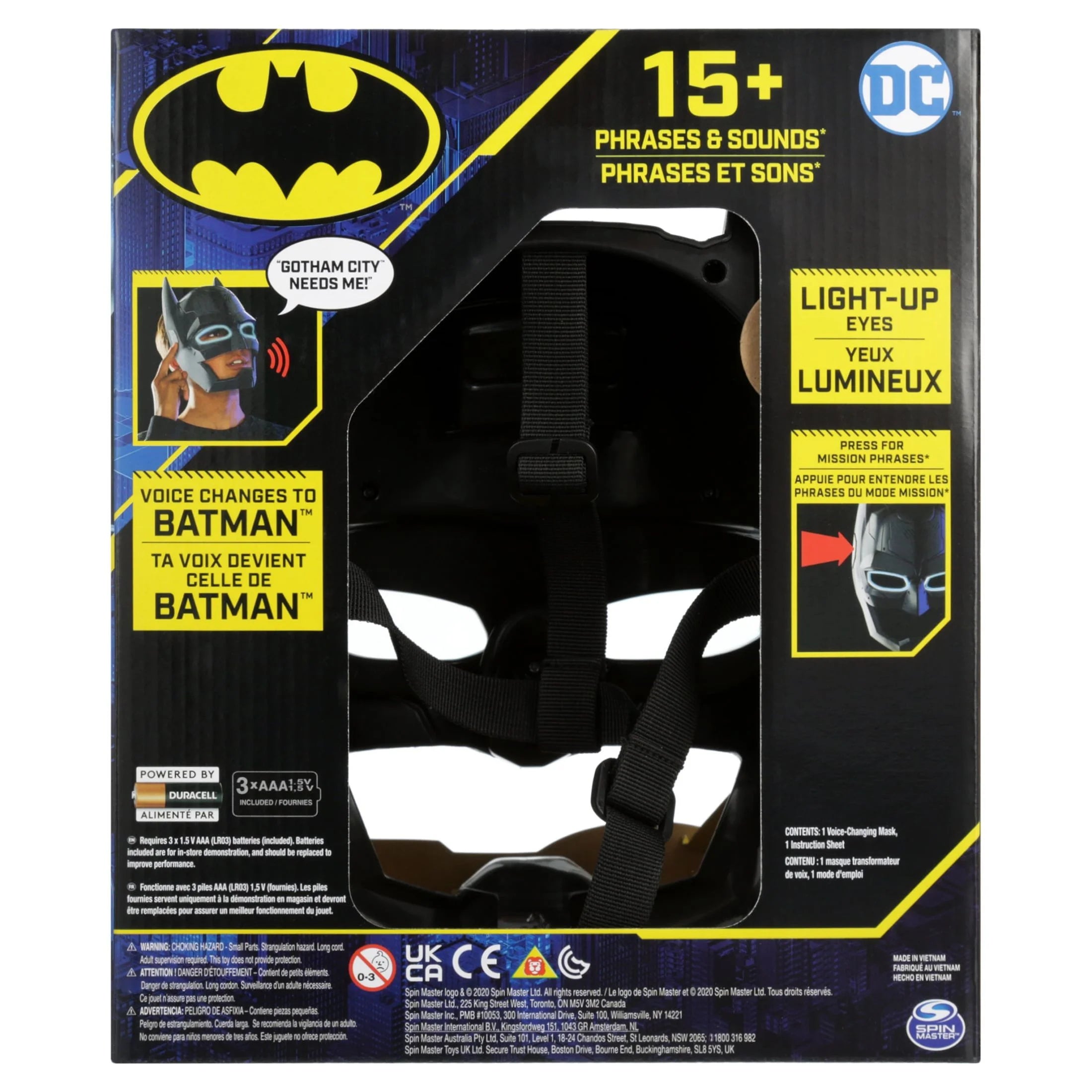 Batman Voice Changing Mask with over 15 Sounds I279